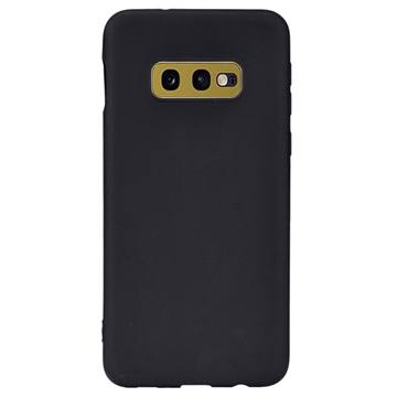 Carcasa de TPU Anti-Huellas Dactilares Mate para Samsung Galaxy S10e - Negro