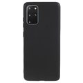 Carcasa de TPU Anti-Huellas Dactilares Mate para Samsung Galaxy S20+ - Negro