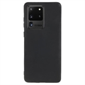 Carcasa de TPU Anti-Huellas Dactilares Mate para Samsung Galaxy S20 Ultra - Negro