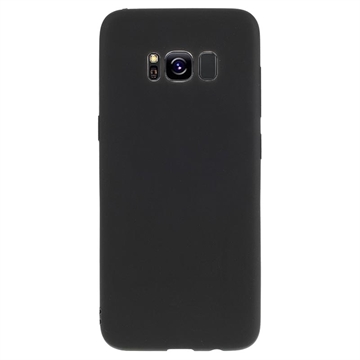 Carcasa de TPU Anti-Huellas Dactilares Mate para Samsung Galaxy S8 - Negro