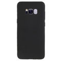 Carcasa de TPU Anti-Huellas Dactilares Mate para Samsung Galaxy S8+ - Negro