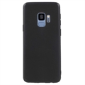 Carcasa de TPU Anti-Huellas Dactilares Mate para Samsung Galaxy S9 - Negro