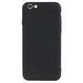 Carcasa de TPU Anti-Huellas Dactilares Mate para iPhone 6/6S - Negro