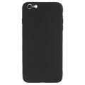 Carcasa de TPU Anti-Huellas Dactilares Mate para iPhone 6 Plus/6S Plus - Negro