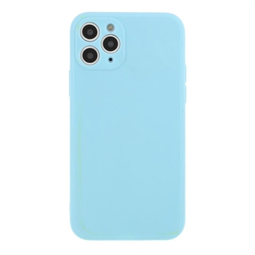 Carcasa de TPU Anti-Huellas Dactilares Mate para iPhone 11 Pro - Azul Bebé