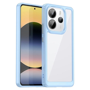 Carcasa Híbrida Anti-Choque para Xiaomi Redmi Note 14 4G - Azul