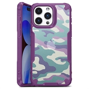 Carcasa Híbrida Anti-Choque para iPhone 15 Pro Max - Camuflaje Militar