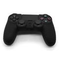 Funda protectora de silicona antideslizante para el mando de PS4 - Negro