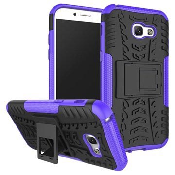 Carcasa Antideslizante Hybrid para Samsung Galaxy A5 (2017) - Negro / Púrpura