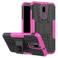 Carcasa Antideslizante Híbrida para Huawei Mate 10 Lite - Rosa / Negro