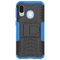 Carcasa Antideslizante Híbrida para Samsung Galaxy A40 - Azul / Negro