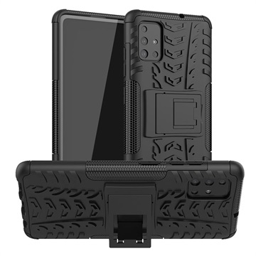 Funda Híbrida Anti-Slip para LG Q60 - Negro