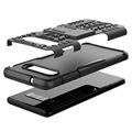 Carcasa Antideslizante Híbrida para Samsung Galaxy S10+ - Negro