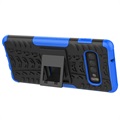 Carcasa Antideslizante Híbrida para Samsung Galaxy S10+ - Azul / Negro