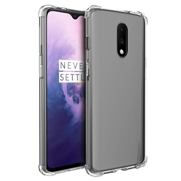 Funda Antideslizante de TPU para OnePlus 7 - Claro