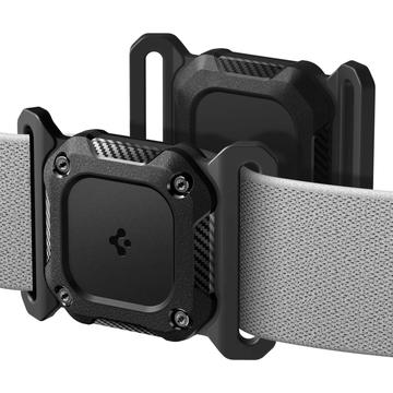 Apple AirTag 1/2 Funda Spigen Tough Armor para collar de mascota - Negro