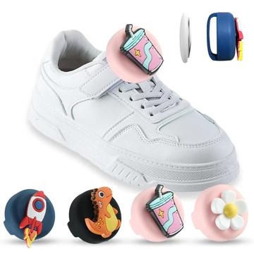 Apple AirTag Tech-Protect Liso para Zapatillas de Niños - 4 Pcs. - Colores Vivos