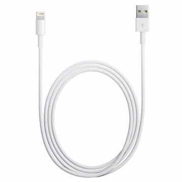 Cable Apple Lightning USB MQUE2ZM/A para iPhone 6S/X/XR/XS max, iPad Pro - Blanco - 1m