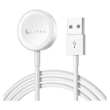 Cable de carga Apple Watch Lippa - 1m, 5W - Blanco
