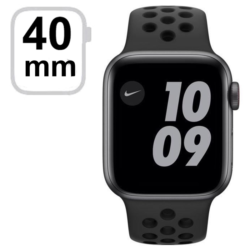 Illinois Nabo contenido Apple Watch Nike SE LTE MG013FD/A (Anthracite/Black Sport Band) - 40mm