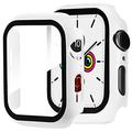 Carcasa de Plástico con Protector de Pantalla para Apple Watch SE (2022)/SE/6/5/4 - 40mm - Blanco