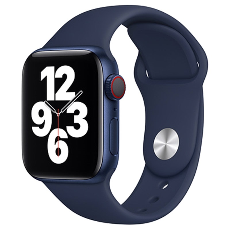 APPLE WATCH SERIES SE GPS 40MM MYDN2LL/A GOLD ALUMINUM PINK SPORT BAND -  MYDN2LL/A