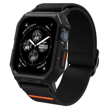 Apple Watch Series 9/8/SE (2022)/7/SE/6/5/4 Correa Spigen Lite Fit Pro con funda - 44mm, 45mm - Negro