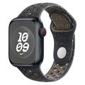 Apple Watch Series Ultra 2/Ultra/10/9/8/SE (2022)/7/SE/6/5/4/3/2/1 Correa de silicona Lippa Flour - 49mm/46mm/45mm/44mm/42mm - Negro