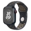 Apple Watch Series Ultra 2/Ultra/9/8/SE (2022)/7/SE/6/5/4/3/2/1 Correa de silicona Lippa Flour - 49mm/45mm/44mm/42mm - Negro