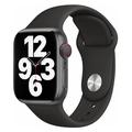 Apple Watch Series Ultra 2/Ultra/9/8/SE (2022)/7/SE/6/5/4/3/2/1 Correa de silicona Lippa - 49mm/45mm/44mm/42mm - Negro