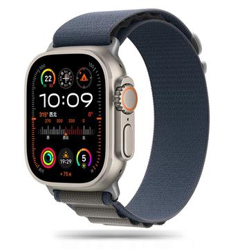 Apple Watch Series Ultra 2/Ultra/10/9/8/SE (2022)/7/SE/6/5/4/3/2/1 Correa Tech-Protect Nylon Pro - 49mm/46mm/45mm/44mm/42mm - Azul marino / Gris