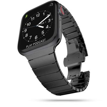 Correa Apple Watch Series Ultra 2/Ultra/10/9/8/SE (2022)/7/SE/6/5/4 Tech-Protect LinkBand - 49mm/46mm/45mm/44mm/42mm - Negro