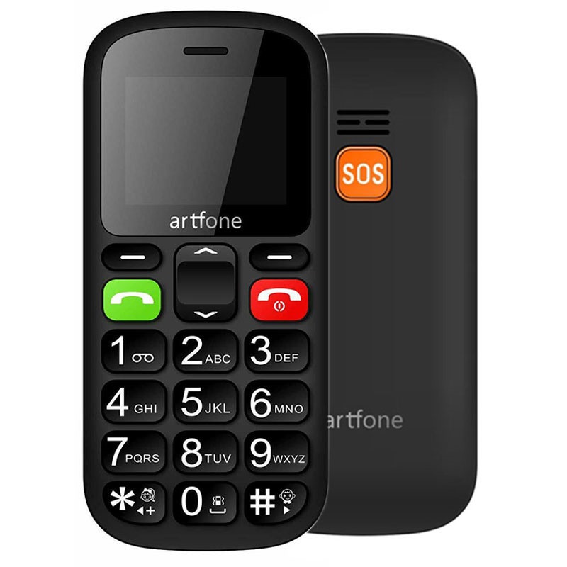 Teléfono para Mayores Artfone CS181 - Dual SIM, SOS - Negro