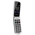 Artfone F20 Flip Phone para Mayores - 2G, Dual SIM, SOS - Negro