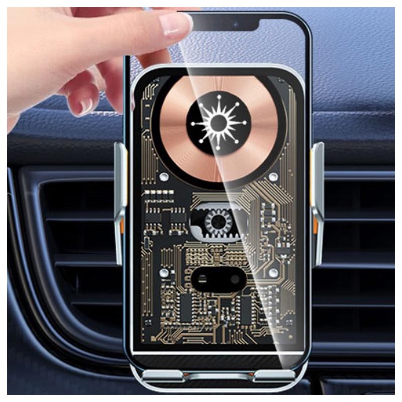 Cargador Inalámbrico Magnético / Soporte de Coche para iPhone 12/13/14/15  SZDJ N16 - 15W