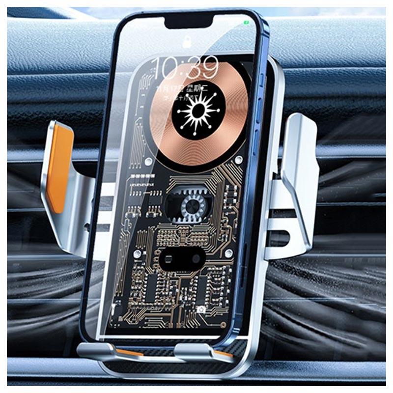 Cargador Inalámbrico Magnético / Soporte de Coche para iPhone 12/13/14/15  SZDJ N16 - 15W