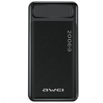 Awei P6K Dual USB Power Bank 20000mAh - Negro