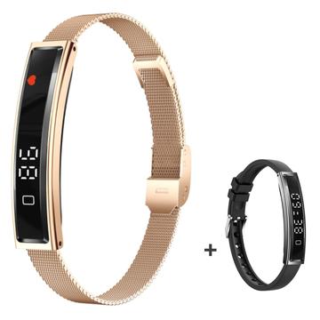B3 Pulsera inteligente / Fitness Tracker con dos correas - Oro