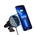 B553 Para el iPhone 12/13/14/15/16 de la serie 20W de adsorción magnética del cargador inalámbrico de coche de ventilación de montaje de carga del soporte
