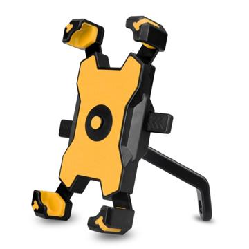 Soporte Móvil Universal para Bicicleta BG-116 - 3.5"-6.8" - Vista trasera - Amarillo