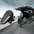 BT-S3 IPX6 Casco de Moto Auricular Bluetooth con Llamada Manos Libres, Radio FM