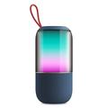 BT2675 Altavoz portátil Bluetooth resistente al agua con luz RGB - Azul