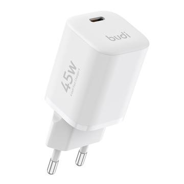 BUDI AC020EW GaN Cargador rápido USB-C 45W - Blanco