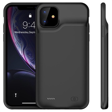 Carcasa con Batería de Reserva para iPhone 11 - 6000mAh - Negro