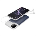 Carcasa con Batería de Reserva para iPhone 11 - 6000mAh - Azul Oscuro / Gris