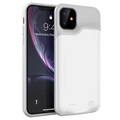 Carcasa con Batería de Reserva para iPhone 11 - 6000mAh - Blanco / Gris