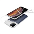 Carcasa con Batería de Reserva para iPhone 11 Pro - 5200mAh - Azul Oscuro / Gris