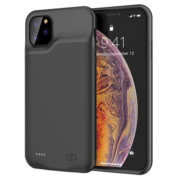 Carcasa con Batería de Reserva para iPhone 11 Pro Max - 6500mAh - Negro