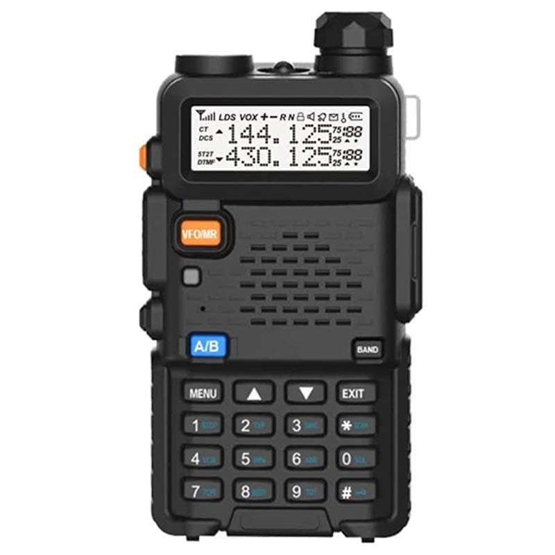 Transceptor de Banda Dual Baofeng UV-5R - Negro