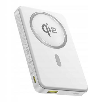 Banco de energía magnético 10000mAh Baseus AirPow2 QI2 - 22.55W - Blanco
